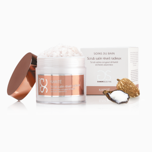 SCRUB SALIN RÉVEIL RADIEUX - Scrub salino con gusci di Karité e acido ialuronico