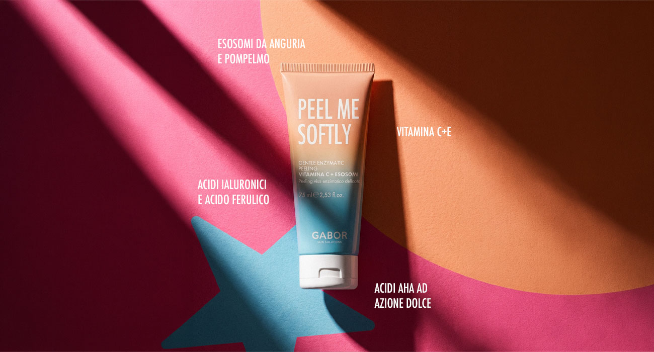 Peel me softly: il peeling viso enzimatico della linea Gabor Skin Solutions. Vitamina C + esosomi
