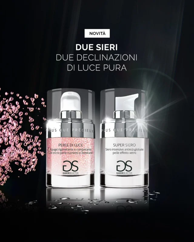 🤍💗 Sono arrivati i due nuovi e potenti sieri antiage ai 15 acidi ialuronici della linea Plus Que Précieuse:

Super Siero: per chi desidera un effetto “glass skin”, un’emulsione che riduce le rughe e aumenta notevolmente l’elasticità e l’idratazione dell’epidermide. 

Perle di luce: con preziose microperle gelificate contenenti olio di camelia miscelate con un pigmento perlescente; una formulazione innovativa che dona lucentezza e uniformità al viso, per una luminosità a 360 gradi.

Quale ti incuriosisce di più?

​​#GaborCosmetics #15acidiialuronici #acidoialuronico #skincare #beautyroutine #antiage