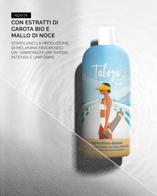 Chi ha detto che l’abbronzatura è destinata a svanire?
Il Bagnoschiuma Doposole Taboga Mediterranean Sun è formulato per prolungare e intensificare il colorito dorato, trasformando ogni doccia in un alleato della tua pelle abbronzata.
Grazie agli estratti di Carota BIO e Mallo di Noce, stimola naturalmente la melanina e mantiene l’abbronzatura più a lungo, rendendola più uniforme e luminosa.

#GaborCosmetics #skincare #beautyroutine #antiage #routinecorpo #skincarecorpo #solaricorpo #protezionesolare
