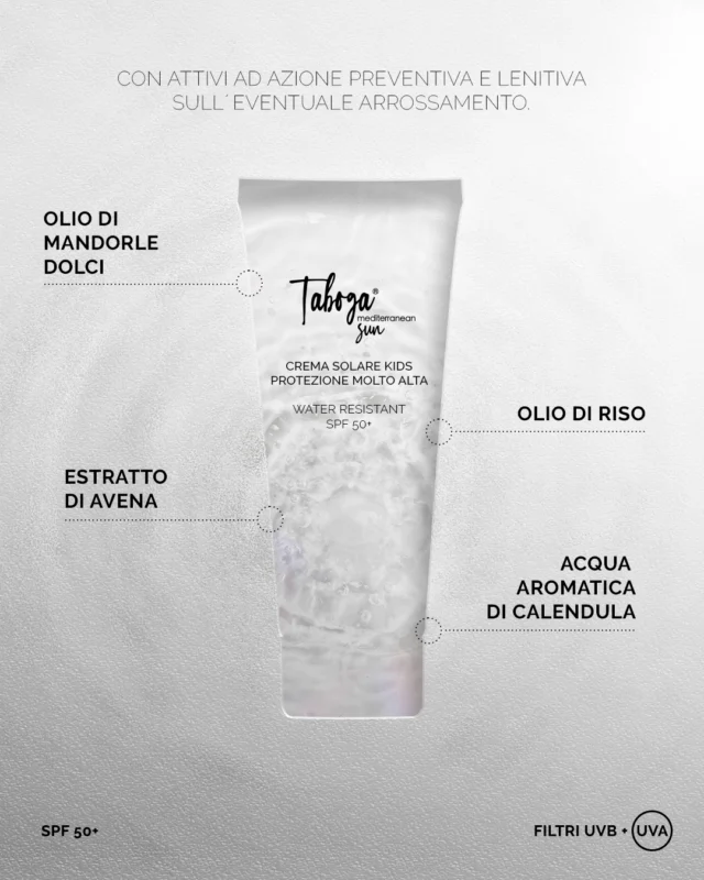 Attivi preziosi per una protezione delicata ✨​
La Crema Solare Kids SPF 50+ è formulata per offrire molto più di una semplice protezione: è un trattamento quotidiano che rispetta e protegge la pelle sensibile dei più piccoli.​
Una formulazione che abbina efficacia e delicatezza, grazie a una selezione di attivi naturali dalle proprietà lenitive e protettive. ​
Scoprila sul nostro shop e in tutti i rivenditori Gabor Cosmetics!​

#GaborCosmetics #solaricorpo #protezionesolare #solarebambini #protezionespf50
